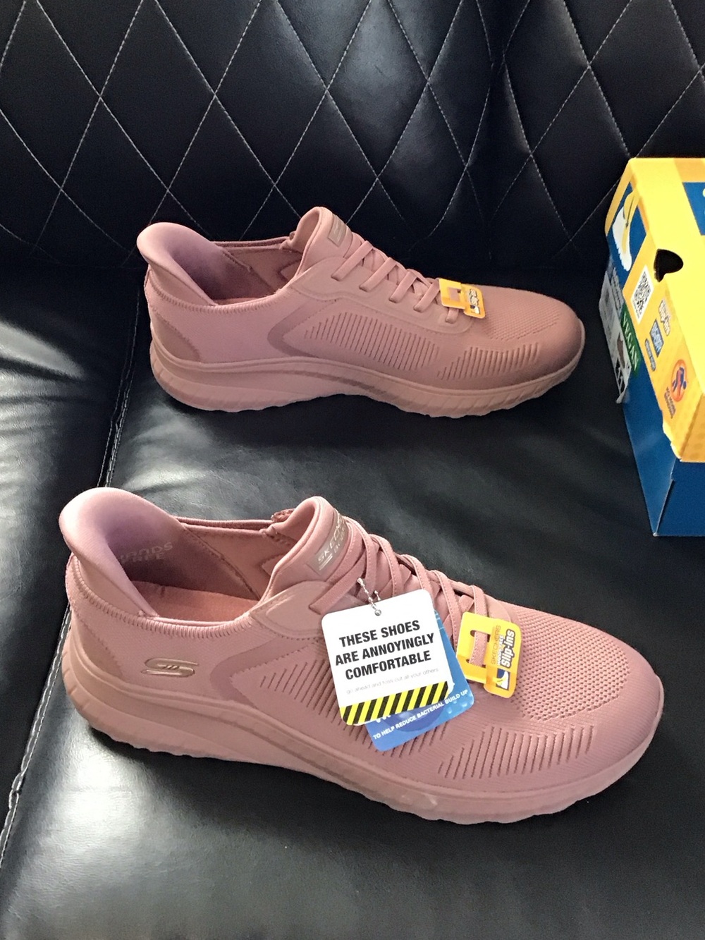 Skechers BOBS Sport Slip-In Sneakers - Mauve Pink - Picture 4 of 9